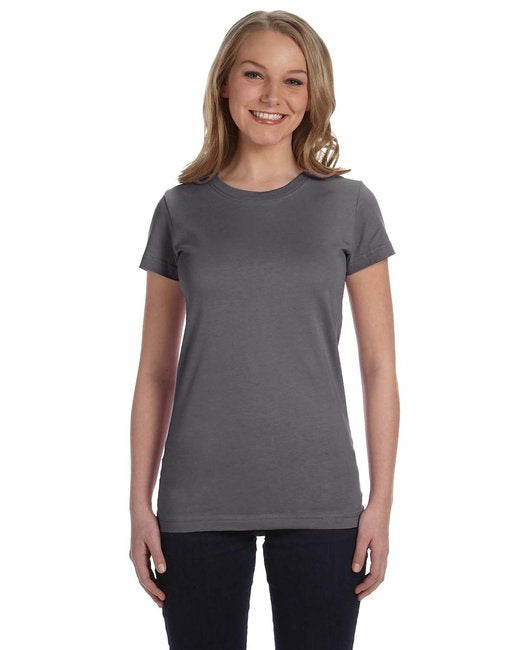 Ladies Junior Fit T-Shirt - BLAcK - S(D0102H7MYJX)