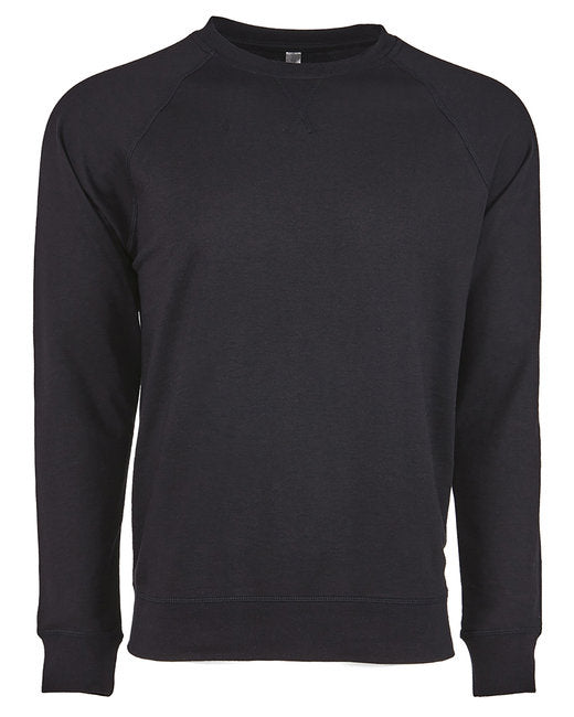 Unisex Laguna French Terry Raglan Sweatshirt - BLAcK - XS(D0102H7N5FJ)