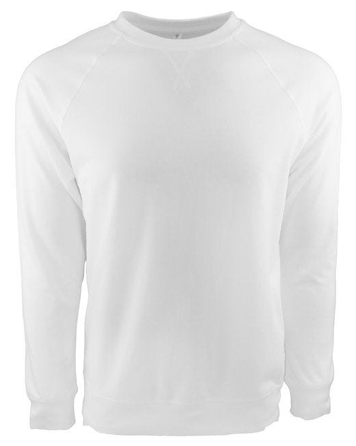 Unisex Laguna French Terry Raglan Sweatshirt - BLAcK - XS(D0102H7N5NJ)