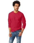 Unisex 61 oz Tagless Long-Sleeve T-Shirt - ASH - S(D0102H7NH7P)