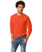 Unisex 61 oz Tagless Long-Sleeve T-Shirt - ASH - S(D0102H7NHg8)