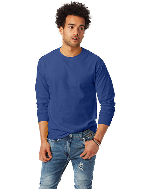 Unisex 61 oz Tagless Long-Sleeve T-Shirt - ASH - S(D0102H7NHQX)