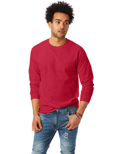 Unisex 61 oz Tagless Long-Sleeve T-Shirt - ASH - S(D0102H7NHRJ)