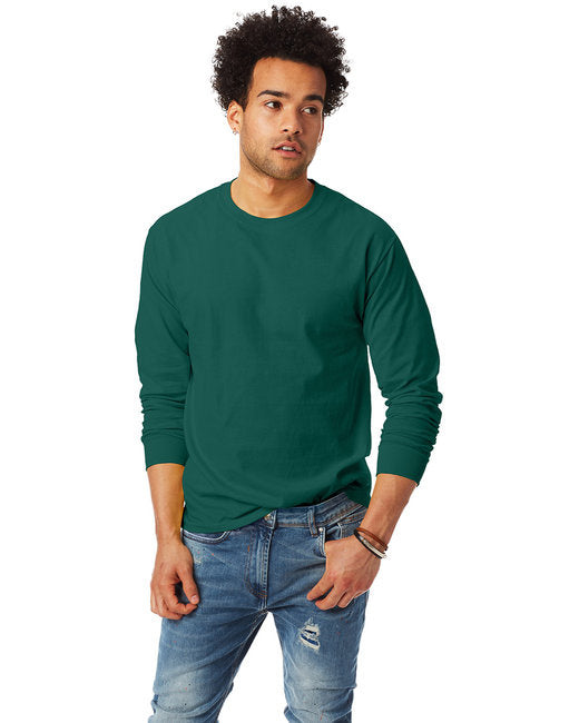 Unisex 61 oz Tagless Long-Sleeve T-Shirt - ASH - S(D0102H7NHRP)