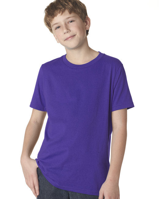 Youth Boys cotton crew - KELLY gREEN - XS(D0102H7NPMP)
