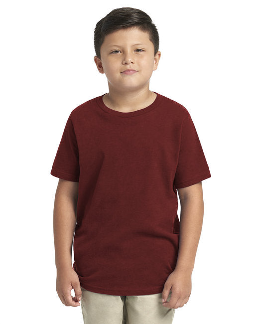 Youth Boys cotton crew - KELLY gREEN - XS(D0102H7NPW6)