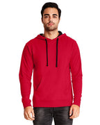 Unisex Laguna French Terry Pullover Hooded Sweatshirt - HTHR gREY BLAcK - XS(D0102H7NRAX)