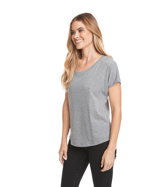 Ladies Triblend Dolman T-Shirt - INDIgO - 3XL(D0102H7NRYP)