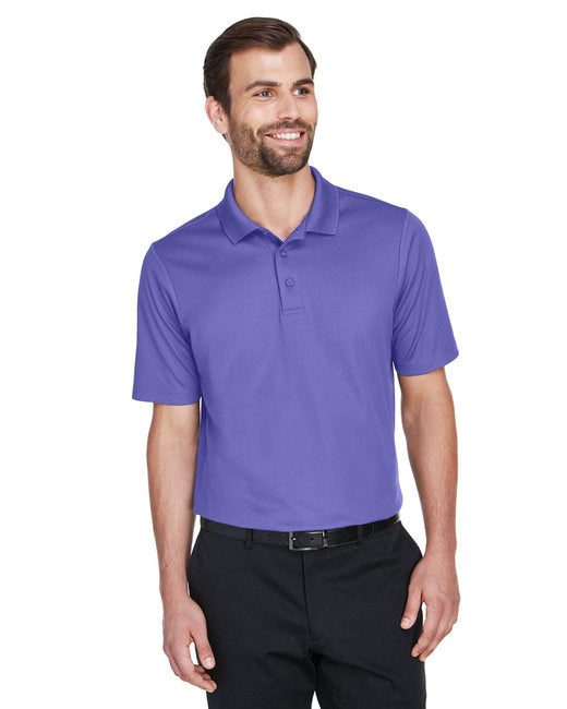 crownLux PerformanceMens Plaited Polo - gRAPHITE - 2XL(D0102H7NSBT)