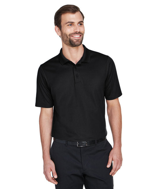 crownLux PerformanceMens Plaited Polo - gRAPHITE - 2XL(D0102H7NSI8)