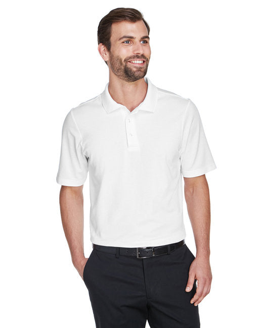 crownLux PerformanceMens Plaited Polo - gRAPHITE - 2XL(D0102H7NSIJ)
