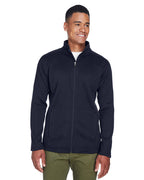 Mens Bristol Full-Zip Sweater Fleece Jacket - gREY HEATHER - S(D0102H7NVcX)