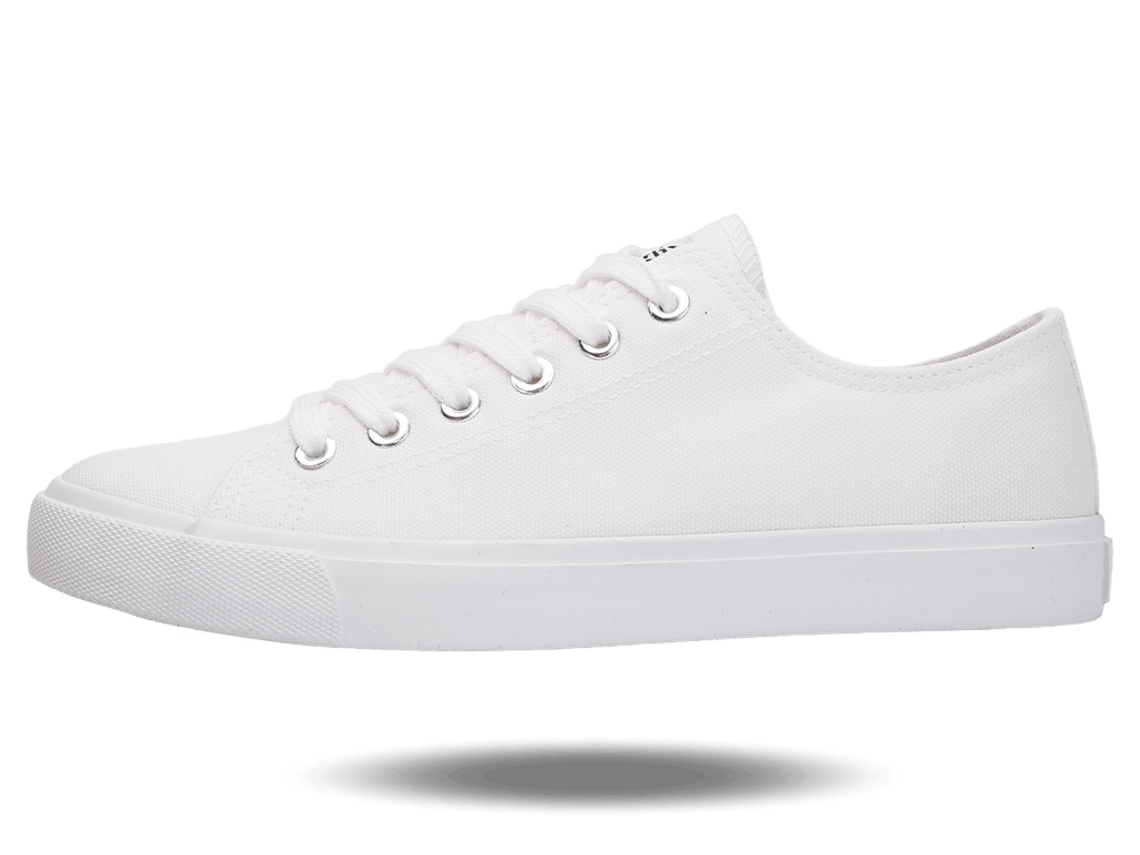 Fear0 NJ Unisex Retro Minimal All White Skateboard Sneaker canvas Shoes(D0102H7S4M6)