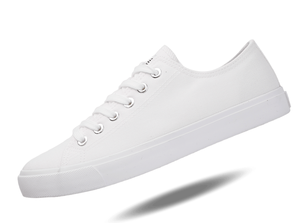 Fear0 NJ Unisex Retro Minimal All White Skateboard Sneaker canvas Shoes(D0102H7S4MX)
