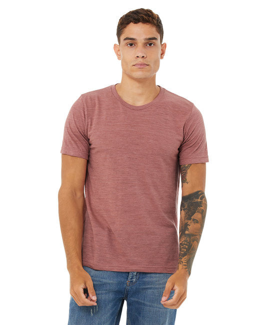 Unisex Poly-cotton Short-Sleeve T-Shirt - BERRY - S(D0102H7W0K2)