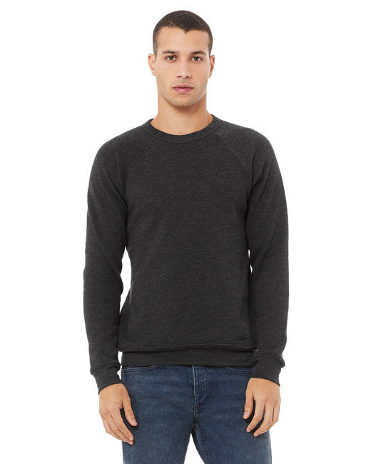 Unisex Sponge Fleece crewneck Sweatshirt - DK gRY MRBLE FLc - M(D0102H7W10T)