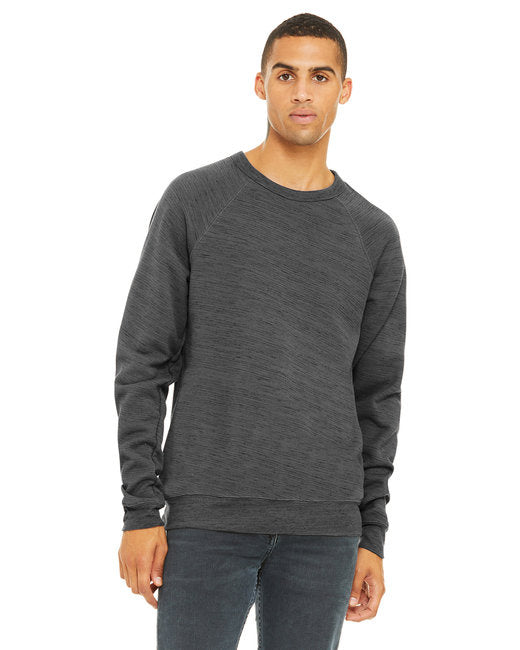 Unisex Sponge Fleece crewneck Sweatshirt - DK gRY MRBLE FLc - M(D0102H7W1KJ)