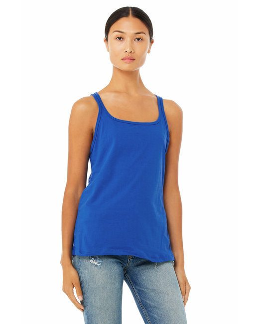 Ladies Relaxed Jersey Tank - NAVY - S(D0102H7W2YX)