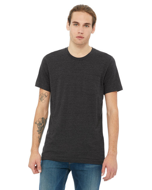 Mens Jersey Short-Sleeve Pocket T-Shirt - BLAcK - S(D0102H7W326)