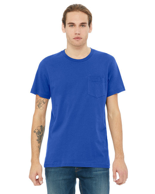 Mens Jersey Short-Sleeve Pocket T-Shirt - BLAcK - S(D0102H7W3AT)