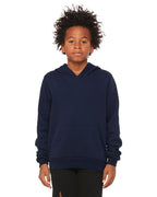 Youth Sponge Fleece Pullover Hooded Sweatshirt - BLAcK - S(D0102H7W3RP)