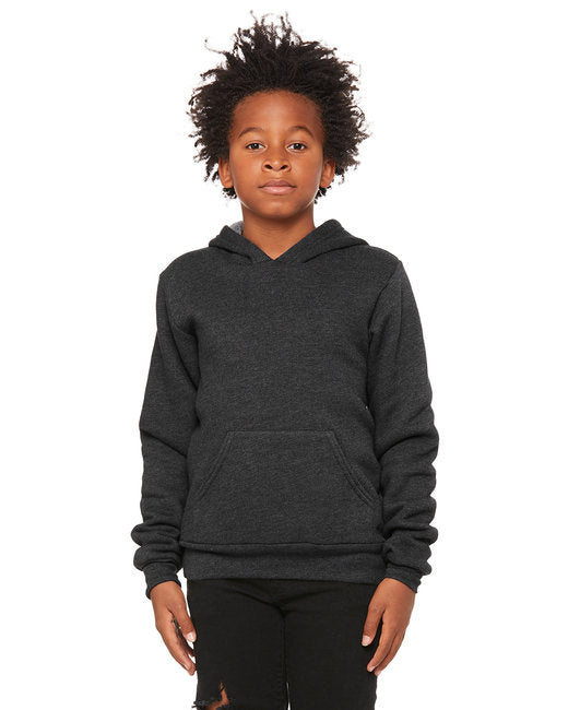 Youth Sponge Fleece Pullover Hooded Sweatshirt - BLAcK - S(D0102H7W3XT)