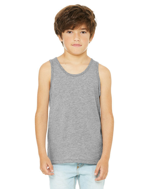 Youth Jersey Tank - BLAcK - M(D0102H7W52P)