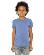 Youth Triblend Short-Sleeve T-Shirt - BLUE TRIBLEND - M(D0102H7W61T)