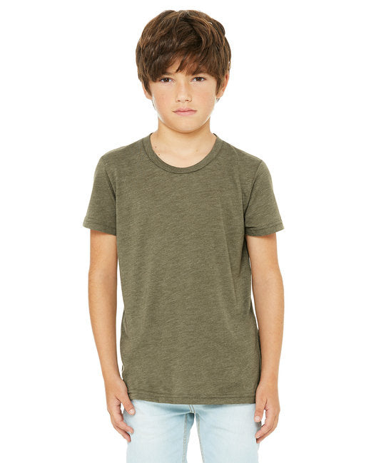 Youth Triblend Short-Sleeve T-Shirt - BLUE TRIBLEND - M(D0102H7W62P)