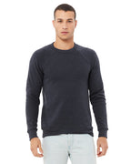 Unisex Sponge Fleece crewneck Sweatshirt - DK gRY MRBLE FLc - M(D0102H7W6HT)