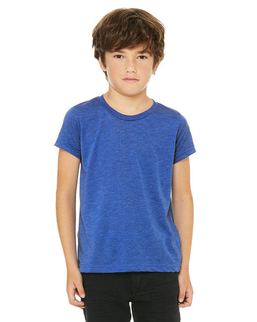 Youth Triblend Short-Sleeve T-Shirt - BLUE TRIBLEND - M(D0102H7W6I6)