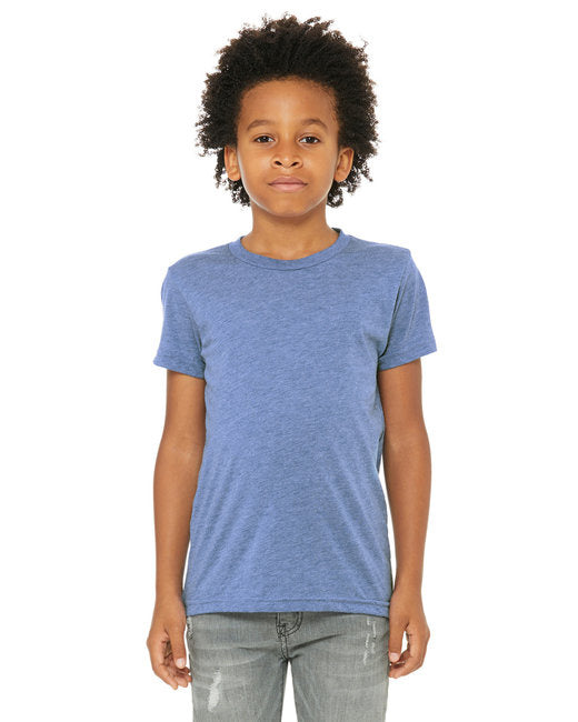 Youth Triblend Short-Sleeve T-Shirt - BLUE TRIBLEND - M(D0102H7W6Y6)