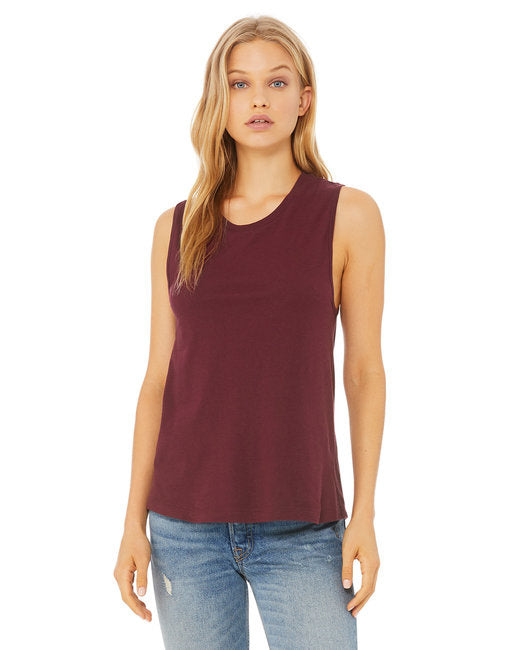 Ladies Jersey Muscle Tank - WHITE - S(D0102H7W71P)