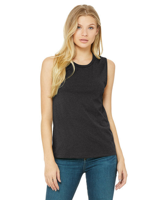 Ladies Jersey Muscle Tank - WHITE - S(D0102H7W738)