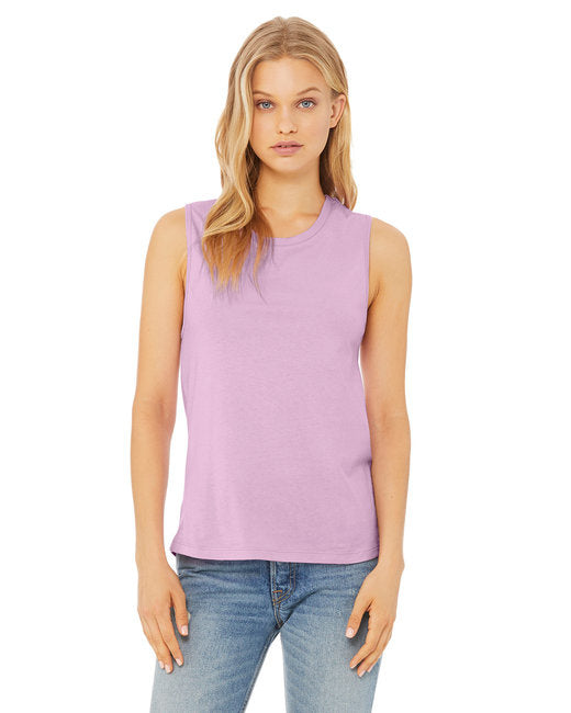 Ladies Jersey Muscle Tank - WHITE - S(D0102H7W7TX)