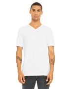 Unisex Triblend V-Neck T-Shirt - BLUE TRIBLEND - S(D0102H7W7XX)