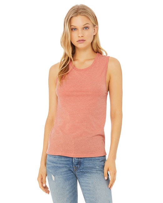 Ladies Jersey Muscle Tank - WHITE - S(D0102H7W7Y8)