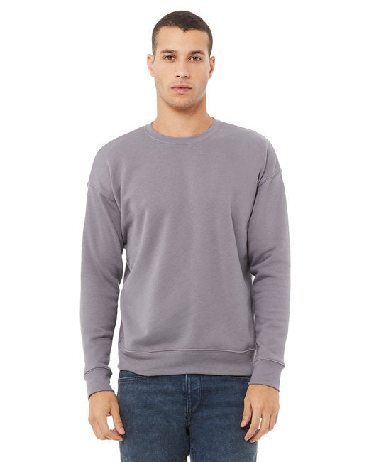 Unisex Drop Shoulder Fleece - WHITE - XS(D0102H7W912)