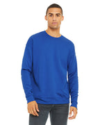 Unisex Drop Shoulder Fleece - WHITE - XS(D0102H7W928)