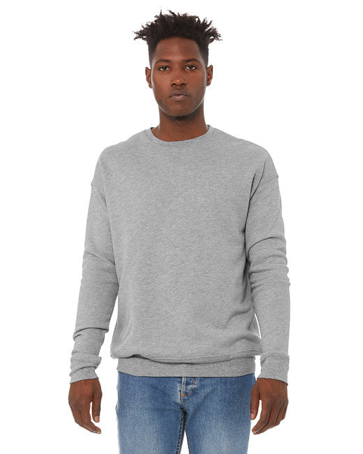 Unisex Drop Shoulder Fleece - WHITE - XS(D0102H7W9K6)