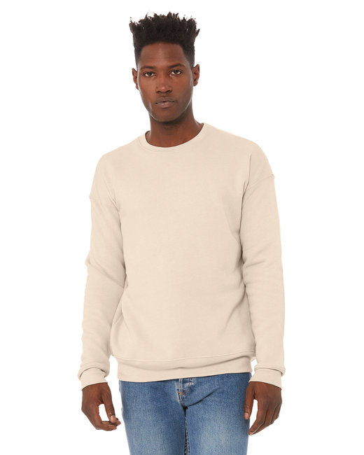 Unisex Drop Shoulder Fleece - WHITE - XS(D0102H7W9S6)