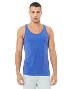 Unisex Jersey Tank - NEON BLUE - XS(D0102H7WA42)