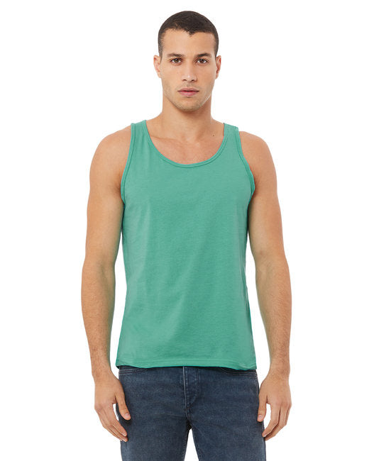 Unisex Jersey Tank - NEON BLUE - XS(D0102H7WAB8)