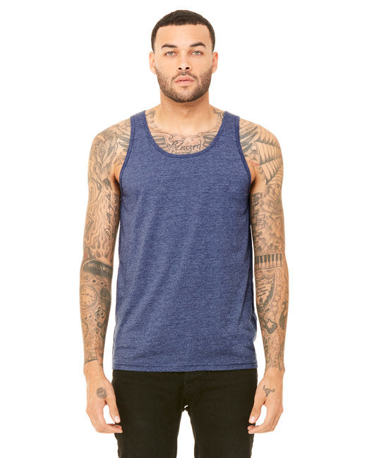 Unisex Jersey Tank - NEON BLUE - XS(D0102H7WAD8)