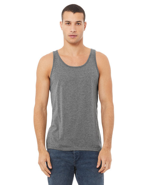 Unisex Jersey Tank - NEON BLUE - XS(D0102H7WAE8)