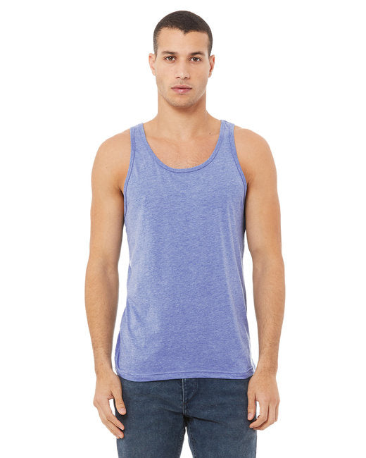 Unisex Jersey Tank - NEON BLUE - XS(D0102H7WAgT)