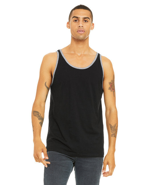 Unisex Jersey Tank - NEON BLUE - XS(D0102H7WAJ6)