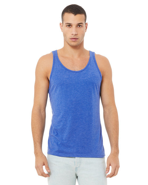 Unisex Jersey Tank - NEON BLUE - XS(D0102H7WANP)
