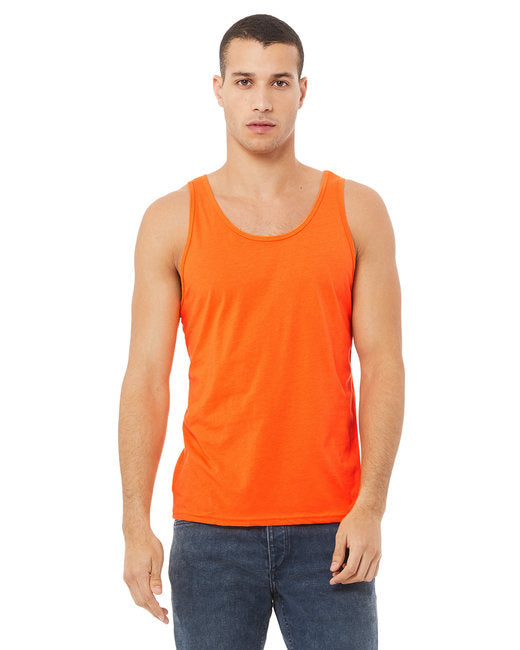 Unisex Jersey Tank - NEON BLUE - XS(D0102H7WASX)