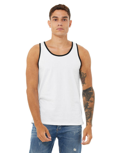 Unisex Jersey Tank - NEON BLUE - XS(D0102H7WAV8)